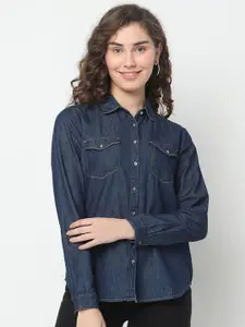 SPYKAR Spread Collar Cotton Casual Shirt