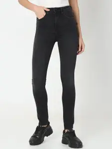 SPYKAR Women Skinny Fit High-Rise Light Fade Stretchable Jeans