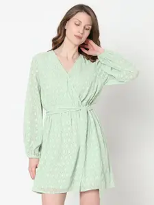 Vero Moda Bishop Sleeve A-Line Mini Dress