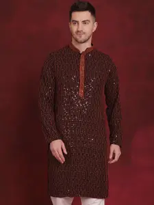 Jompers Embroidered Sequinned Kurta