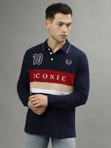 Iconic Colourblocked Polo Collar Pure Cotton T-shirt