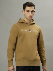 GANT Solid Hooded Regular Fit Sweatshirt