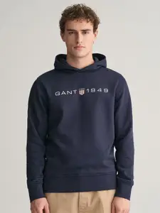 GANT Solid Hooded Regular Fit Sweatshirt