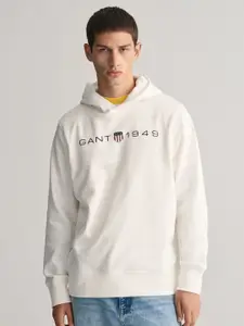 GANT Solid Hooded Regular Fit Sweatshirt
