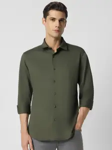 Van Heusen Sport Slim Fit Spread Collar Casual Shirt