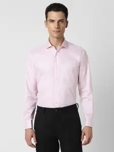 Van Heusen Men Pink Printed Formal Shirt
