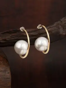 E2O Gold-Toned Hoop Earrings