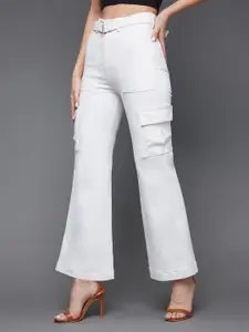 Miss Chase Women Wide Leg High-Rise Cotton Jeans