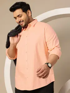 Sztori Plus Size Cotton Linen Casual Shirt