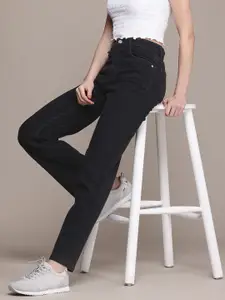 The Roadster Life Co. Women Straight Fit High-Rise Stretchable Jeans
