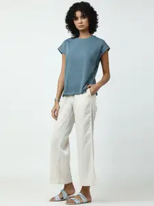 Saltpetre Round Neck Top With Trousers