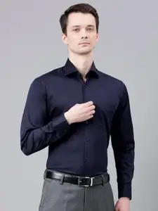 Richlook Spread Collar Standard Opaque Formal Shirt