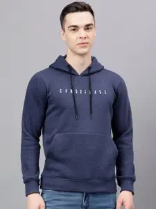 Richlook Typography Printed Hooded Pullover