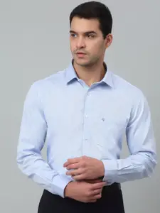 Cantabil Men Blue Comfort Opaque Formal Shirt