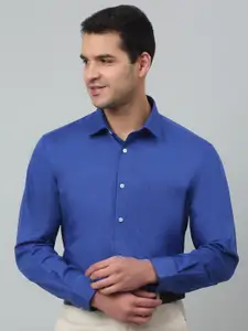 Cantabil Men Blue Comfort Opaque Formal Shirt