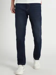 Dennis Lingo Men Clean Look Mid-Rise Straight Fit Stretchable Jeans