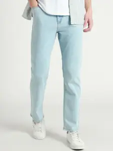 Dennis Lingo Men Clean Look Mid-Rise Straight Fit Stretchable Jeans