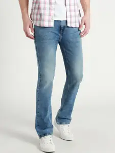 Dennis Lingo Men Bootcut Light Fade Clean Look Cotton Jeans
