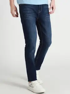 Dennis Lingo Men Tapered Fit Light Fade Clean Look Cotton Jeans