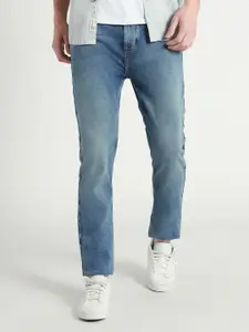 Dennis Lingo Men Clean Look Mid-Rise Cotton Tapered Fit Jeans