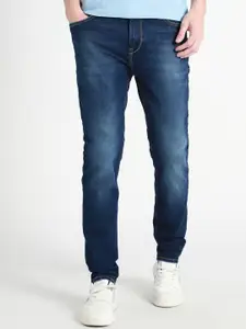 Dennis Lingo Men Tapered Fit Light Fade Clean Look Cotton Stretchable Jeans