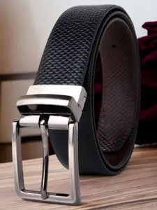 The Roadster Lifestyle Co. Genuine Men Leather Textured Formal Belts