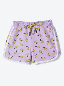 2Bme Girls Lavender Shorts