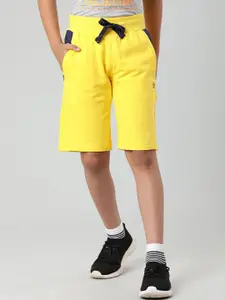 Indian Terrain Boys Yellow Outdoor Fashion Shorts