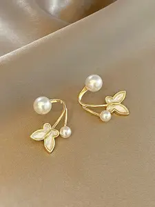 VAGHBHATT Gold-Plated Stud Earrings