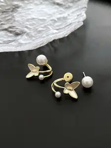 VAGHBHATT Gold-Plated Stud Earrings