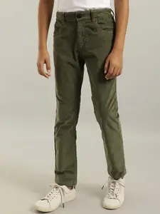 Indian Terrain Boys Green Trousers