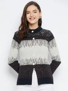 Zigo Quirky Printed Woollen Cardigan Sweater