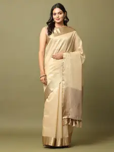 PATLIPALLU Woven Design Silk Blend Banarasi Saree