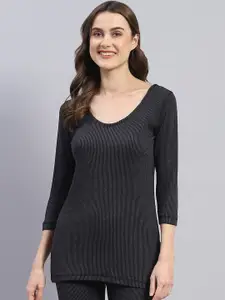 Monte Carlo Ribbed Cotton Thermal Tops