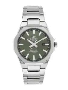 CASIO Men EDifice EFR-S108D-3AVUDF Green Analog Dial Silver Stainless Steel Band ED603