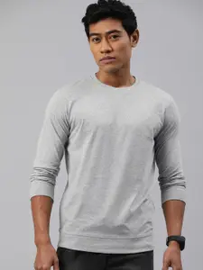 Huetrap Men Solid Regular Fit Sweatshirt