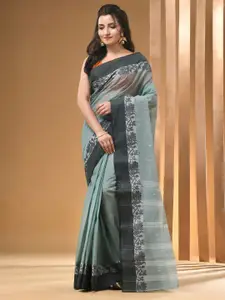 Arhi Striped Woven Design Pure Cotton Taant Saree