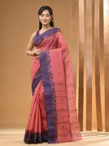 Arhi Ethnic Motif Woven Design Pure Cotton Tant Saree