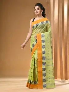 Arhi Ethnic Motif  Woven Design Pure Cotton Tant Saree