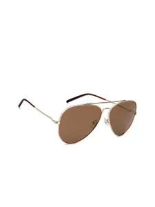 John Jacobs Men Aviator Sunglasses with Polarised and UV Protected Lens 212582