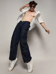 Campus Sutra Men Smart Slim Fit Mid Rise Clean Look Cotton Jeans