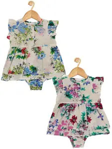 Creative Kids Pack Of 2 Printed Cotton Dress