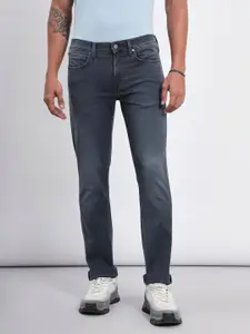 Lee Men Grey Slim Fit Stretchable Jeans