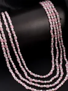 Silvermerc Designs Pearls Beaded Layered Necklace