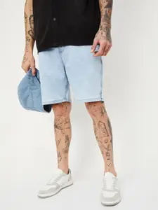 max Men Mid-Rise Denim Shorts