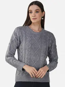Chemistry Women Grey Pullover