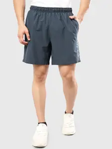 FUAARK Men Blue Typography Training or Gym Sports Shorts with Antimicrobial Technology