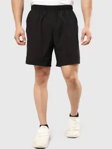 FUAARK Men Black Typography Training or Gym Sports Shorts with Antimicrobial Technology