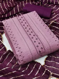 Panzora Ethnic Motifs Embroidered Unstitched Dress Material