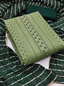 Panzora Floral Embroidered Unstitched Dress Material